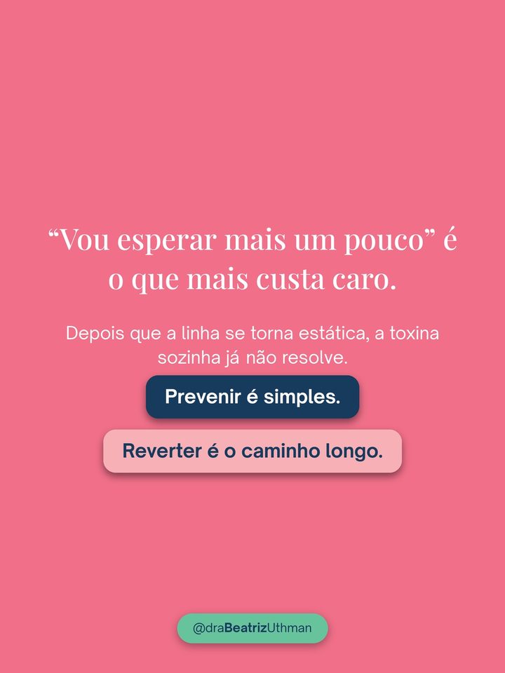 Vou esperar mais um pouco é o que mais custa caro: prevenir é simples, reverter é o caminho longo
